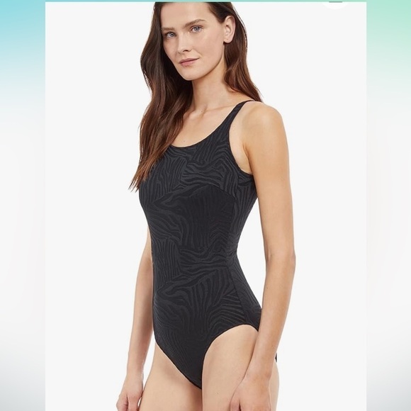 NWT Gottex Women's Standard African Escape Mastectomy One Piece size 14 - Picture 3 of 6